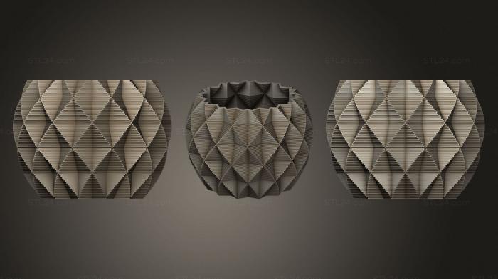 Vases (Cup 2, VZ_0416) 3D models for cnc